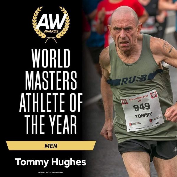 Tommy Hughes marathon runner year